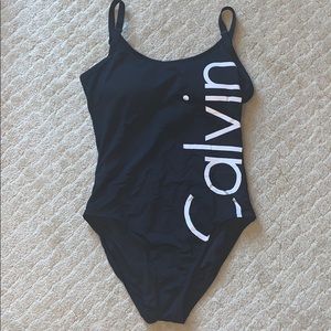 Calvin Klein One-Piece Swim Suit